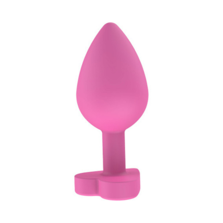 Plug Anale in Silicone Rosa – Booty Sweetheart “Let’s F*ck” | Base Cuore | ToyJoy
