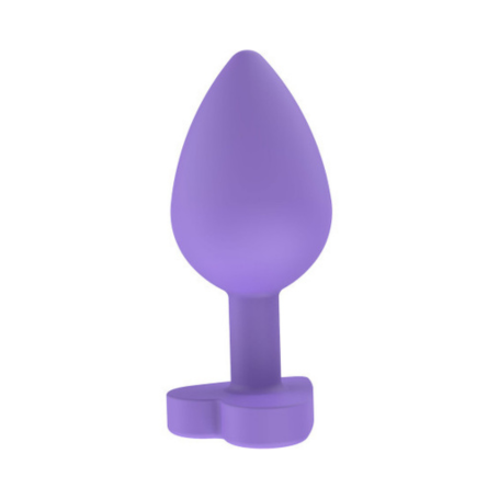 Plug Anale in Silicone Lilla – Booty Sweetheart “Secret Entrance” | Base Cuore | ToyJoy