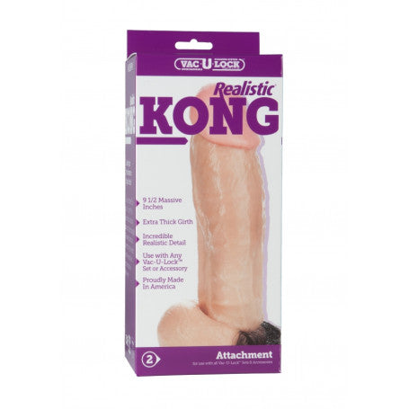 Dildo Realistico Kong Vanilla con Ventosa