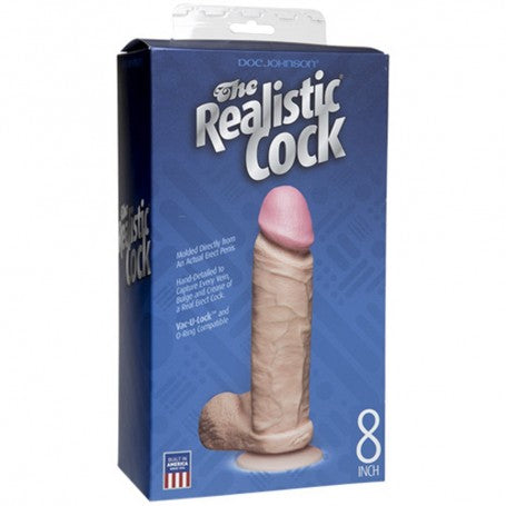The Realistic Cock 8 inch con Ventosa Vac-U-Lock