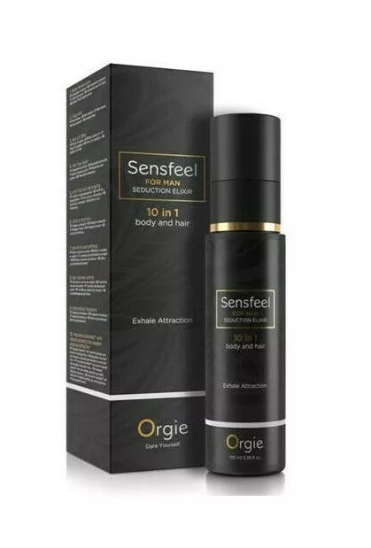 Lozione per Corpo e Capelli Sensfeel for Man Seduction Elisir 10 in 1