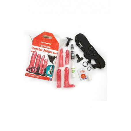 Kit Strap-On Crystal Jellies – Colore, Gioco e Libertà