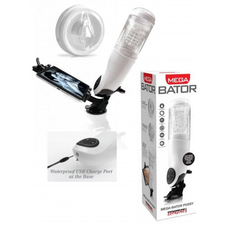 Mega Bator Pussy Pipedream Extreme – Masturbatore Automatico USB con Ventosa