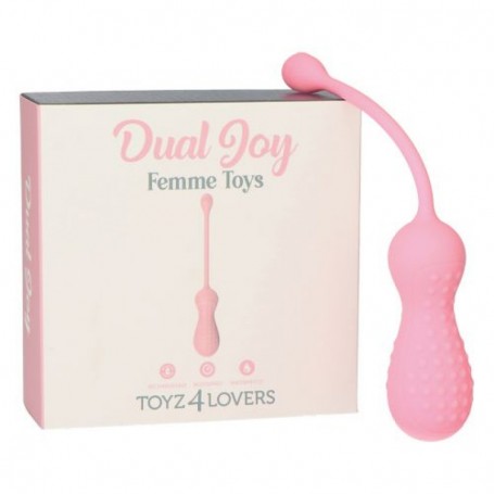 Palline vaginali vibranti Dual Joy Femme Toys stimolazione interna