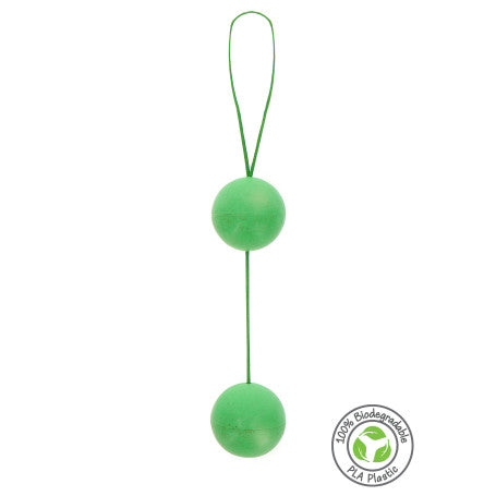 Palline Kegel Biodegradabili FUCK GREEN – Rosa e Verde