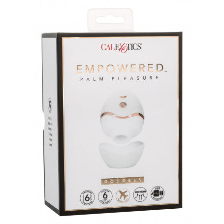 Succhia Clitoride Palm Size “Palm Pleasure Goddess” – 36 Combinazioni di Suzione & Vibrazione