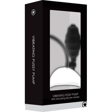 Pompa vaginale vibrante con ovulo stimolante removibile e aspirazione manuale