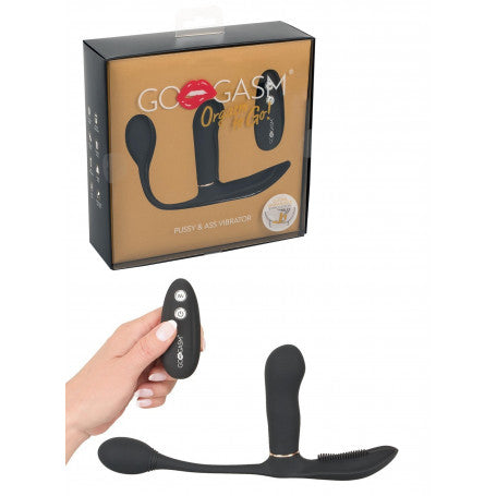Pussy & Ass Vibrator – Vibratore Indossabile Doppia Stimolazione Clitoride e Anale GoGasm