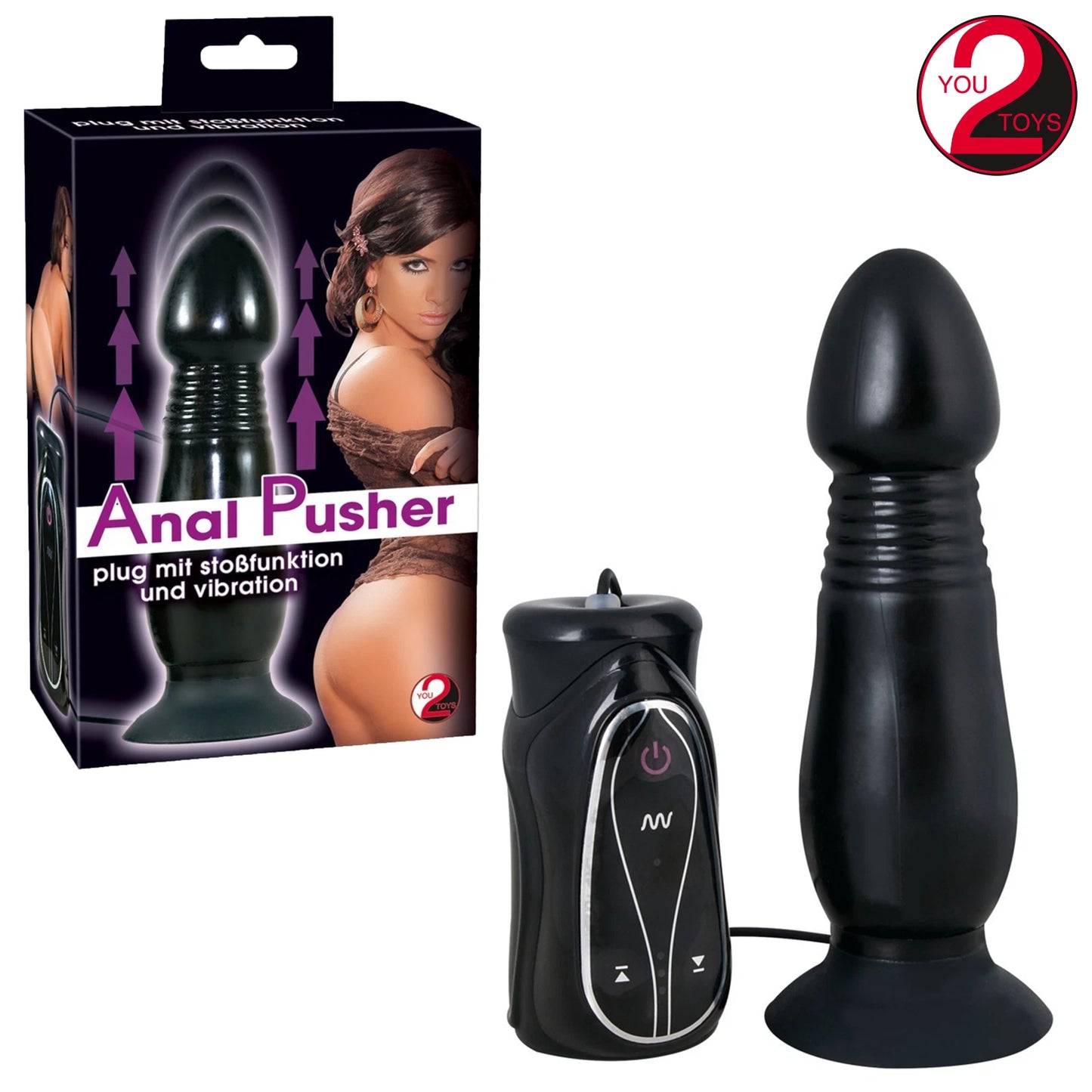 Anal Pusher You2Toys – Plug Anale Vibrante con Ventosa