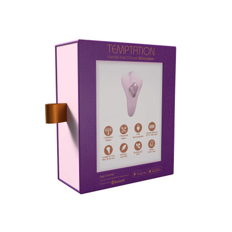 Stimolatore Clitorideo Temptation con App – Vibrazione Remota Discreta Adrien Lastic