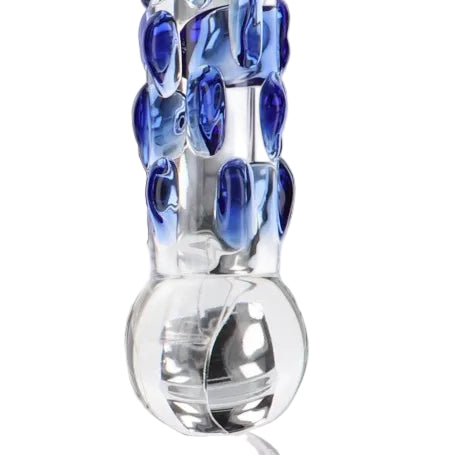 Diamond Dazzler – Scultura di Vetro dalle Luci Blu