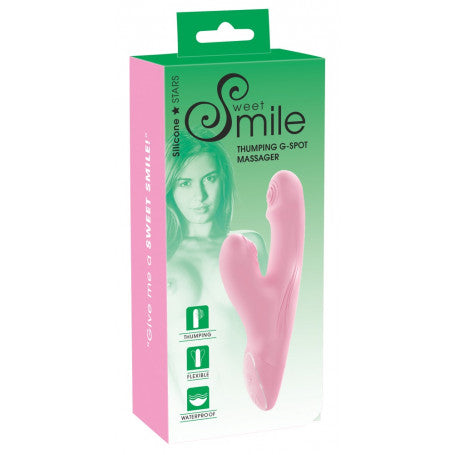Vibratore Thumping G-Spot Massager Sweet Smile – Rabbit Battente Punto G e Clitoride
