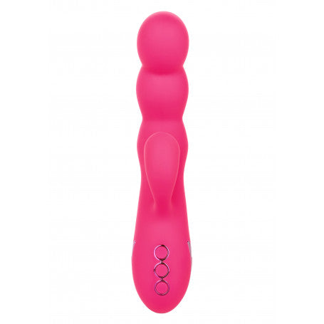 Vibratore succhia-clitoride con vibrazione interna β Silicone premium, triplo motore