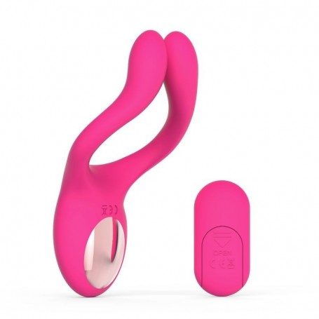 Vibratore Doppia Stimolazione Intense Vibe Pink – Coppia & Clitoride in Silicone
