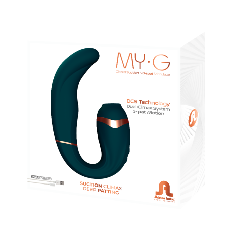 Vibratore Punto G con Suzione Esterna “My·G Black” – Doppia Stimolazione Profonda