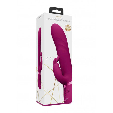 Vibratore vaginale rabbit Vibrating and Rotating Beads, G-Spot Rabbit Pink
