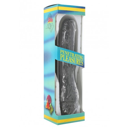 VIBRATORE REALISTICO VAGINALE ANALE NERO DILDO FALLO VIBRANTE PENE FINTO THE BLACK BOY