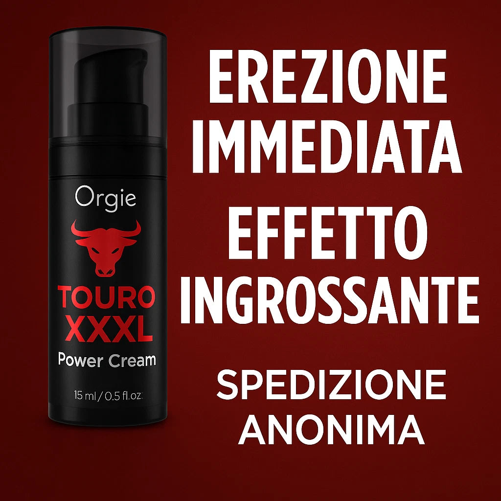Gel maschile touro xxxl 15 ml power cream