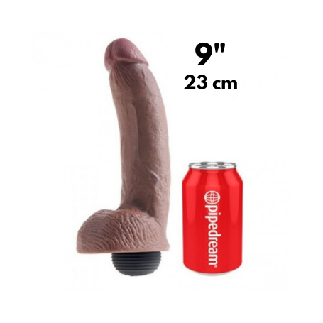 Dildo Realistico Squirting King Cock con Pompetta
