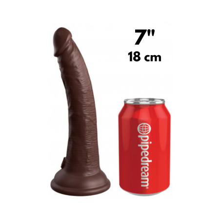 Fallo Realistico King Cock Elite 7" Dual Density in Silicone