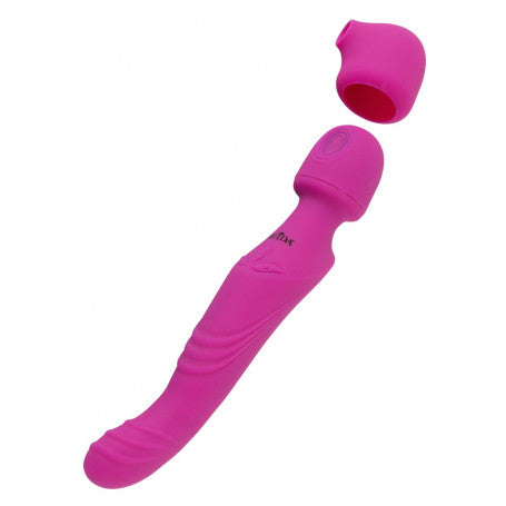 Vibratore Wand Javida 3 Funzioni – Doppio Piacere in Silicone Ricaricabile