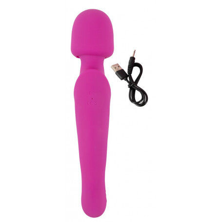 Vibratore Wand Javida 3 Funzioni – Doppio Piacere in Silicone Ricaricabile