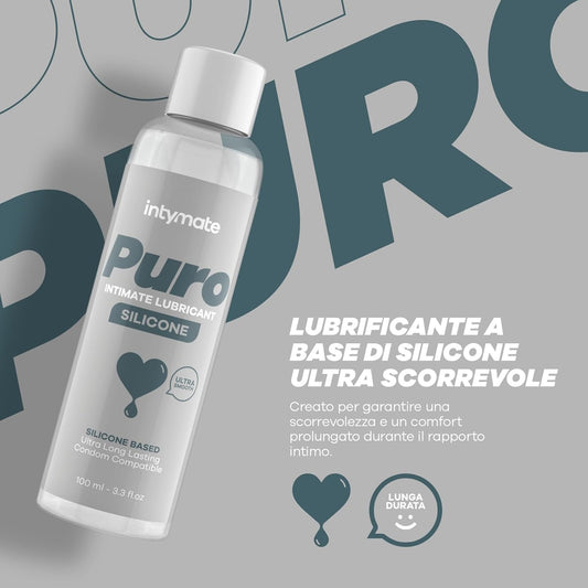 Intymate Puro Silicone 100 ml — Scivolo Puro, Senza Attrito