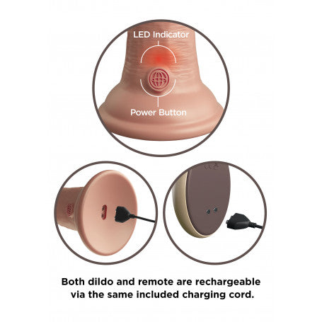 Dildo Vibrante Realistico  a Doppia Densità