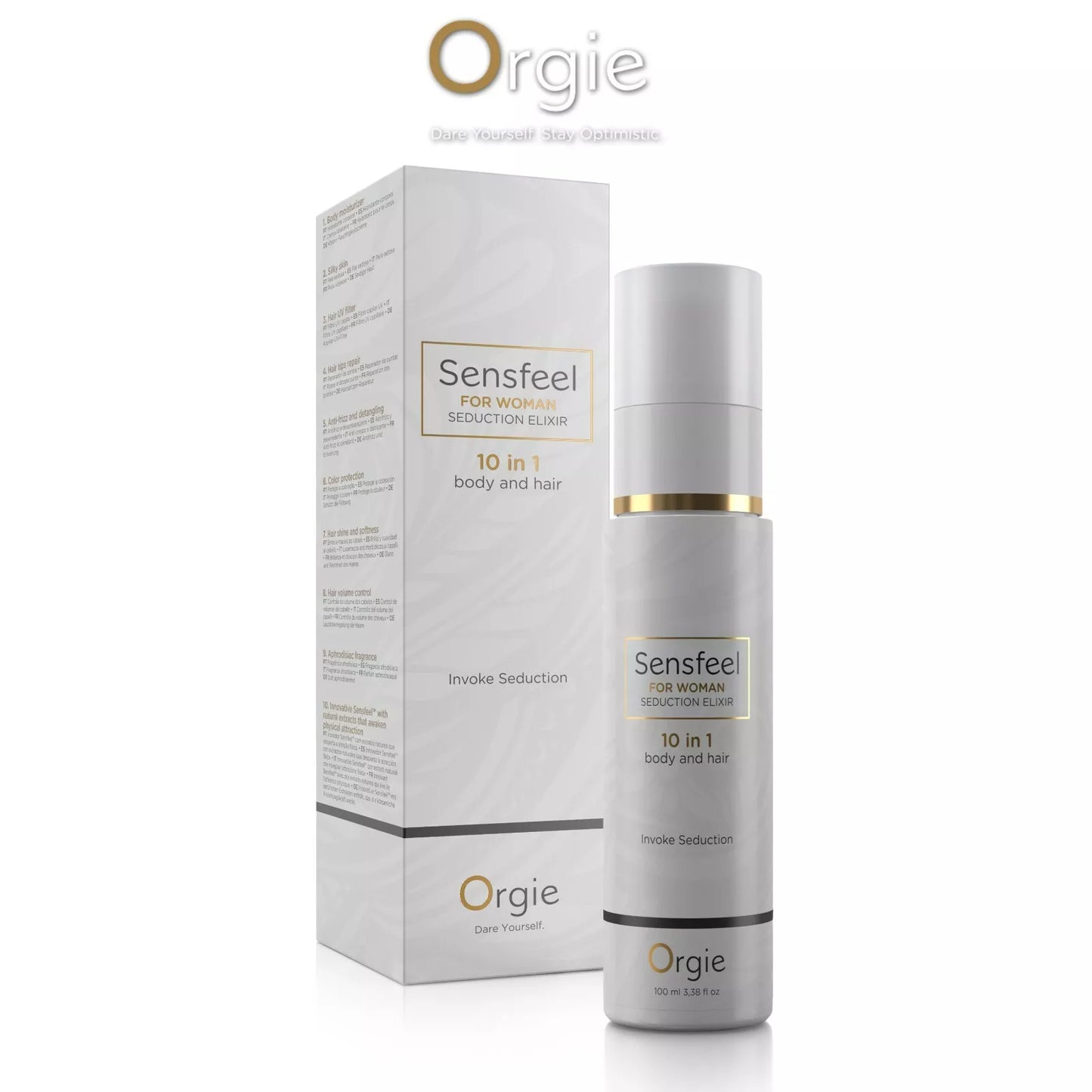 Lozione per Corpo e Capelli Sensfeel for Woman Seduction Elisir 10 in 1