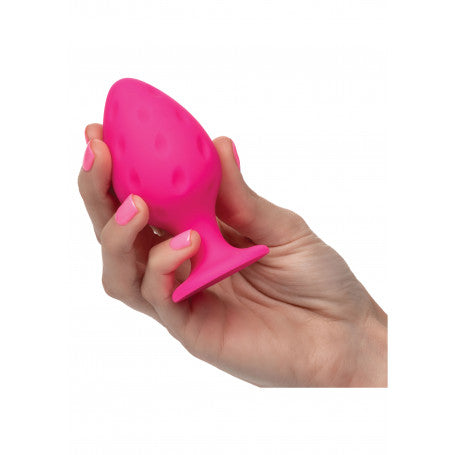 Plug Anale Rosa 2 Pezzi Cheeky – Silicone Morbido & Ventosa | Le Magie dell’Eros