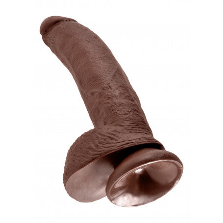 Dildo Realistico King Cock 9 Inch con Testicoli e Ventosa