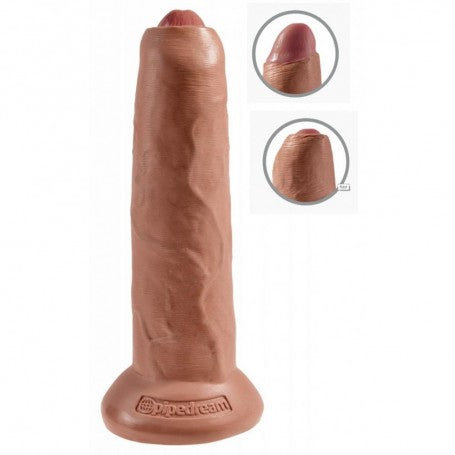 King Cock 7" Uncut con Prepuzio Mobile