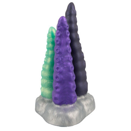 Dildo Monster Triple Tentacle in Silicone Liquido