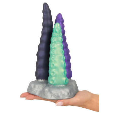 Dildo Monster Triple Tentacle in Silicone Liquido