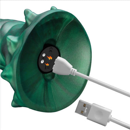 Dildo Vibrante Monster XXL Doppio Ricaricabile in Silicone