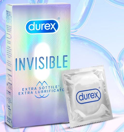 Preservativi durex INVISIBLE EXTRA LUBE 6 PEZZI