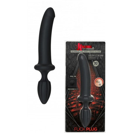 Fallo Doppio Realistico – Due Lati, Un Solo Desiderio in Silicone Nero