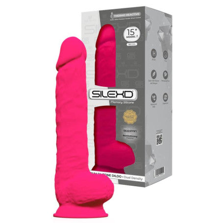 Fallo Realistico SILEXD 38 cm con Ventosa e Silicone a Memoria