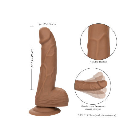 Dildo Realistico in Silicone Studs 6"- 8” con Ventosa