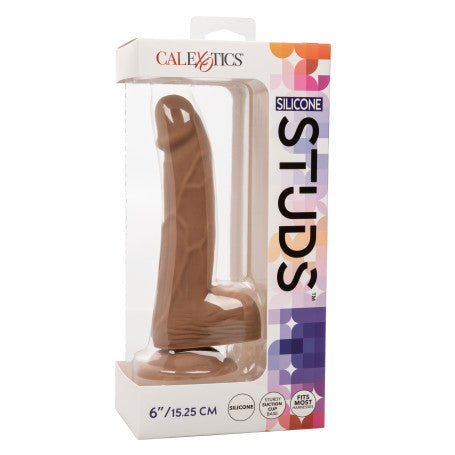 Dildo Realistico in Silicone Studs 6"- 8” con Ventosa