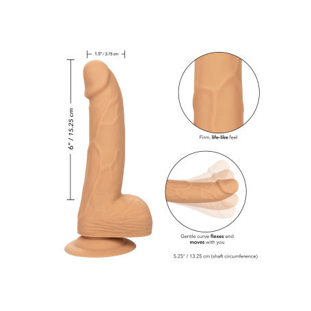 Dildo Realistico in Silicone Studs 6"- 8” con Ventosa