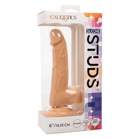 Dildo Realistico in Silicone Studs 6"- 8” con Ventosa