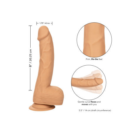 Dildo Realistico in Silicone Studs 6"- 8” con Ventosa