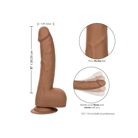Dildo Realistico in Silicone Studs 6"- 8” con Ventosa