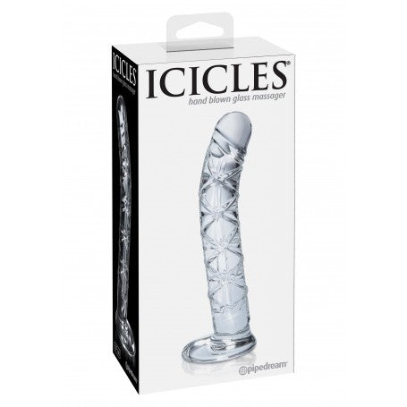 Icicles No.60 in Vetro Soffiato – Realistico con Base Ergonomica di Sicurezza