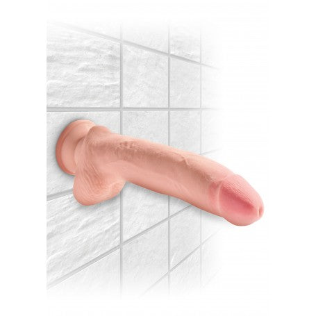 Dildo Realistico Triple Density con Ventosa King Cock 10”