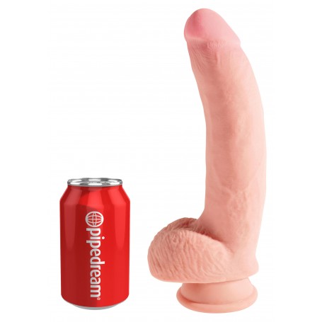 Dildo Realistico Triple Density con Ventosa King Cock 10”