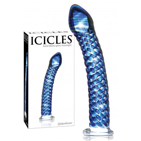 Icicles No.29 in Vetro Soffiato – Curvatura Profonda, Presenza Magnetica