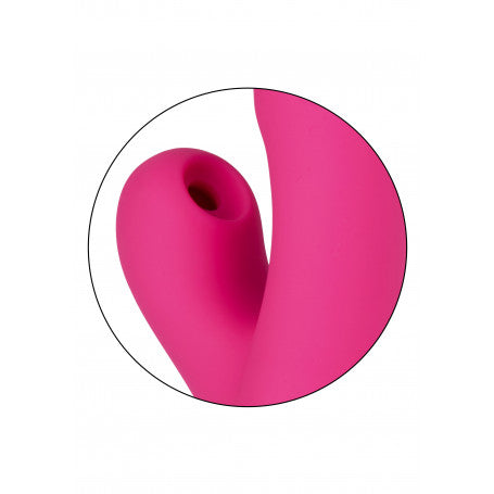 Vibratore con Suzione Clitoride & Vibrazione Vaginale Foreplay Frenzy Pucker – Silicone, 10 Funzioni + 4 Livelli di Suzione