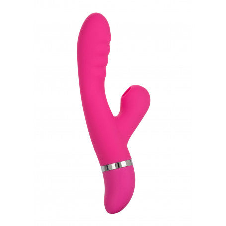 Vibratore con Suzione Clitoride & Vibrazione Vaginale Foreplay Frenzy Pucker – Silicone, 10 Funzioni + 4 Livelli di Suzione